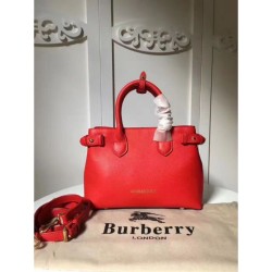 Banner House Check Tote Borse Rosso