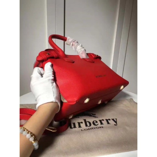 Replica Banner House Check Tote Borse Rosso Replica Banner House Check Tote Borse Rosso