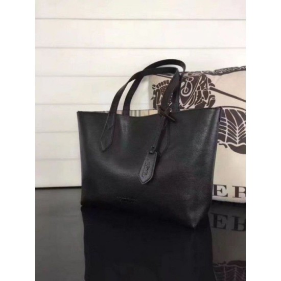 Replica Haymarket Check Reversible Tote Borse Nero Replica Haymarket Check Reversible Tote Borse Nero