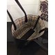 Replica Haymarket Check Reversible Tote Borse Nero Replica Haymarket Check Reversible Tote Borse Nero