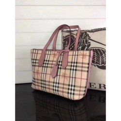 Haymarket Check Reversible Tote Borse Rosa