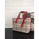 Replica Haymarket Check Reversible Tote Borse Rosso Replica Haymarket Check Reversible Tote Borse Rosso