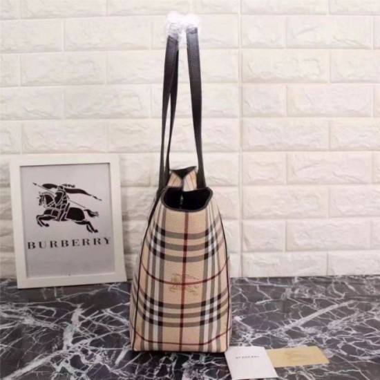 Replica Haymarket Check Tote Borse 55088 Nero