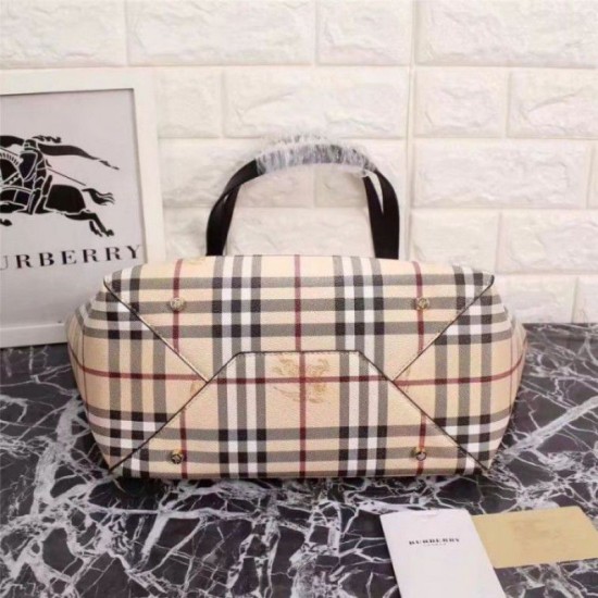 Replica Haymarket Check Tote Borse 55088 Nero