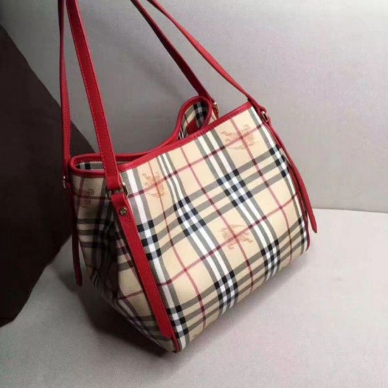 Replica Haymarket Check Tote Borse 8886 Rosso Replica Haymarket Check Tote Borse 8886 Rosso