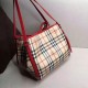 Replica Haymarket Check Tote Borse 8886 Rosso Replica Haymarket Check Tote Borse 8886 Rosso