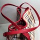 Replica Haymarket Check Tote Borse 8886 Rosso Replica Haymarket Check Tote Borse 8886 Rosso
