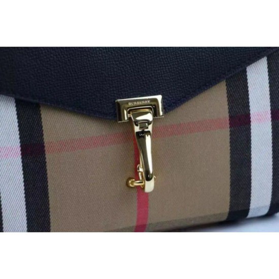 Replica Macken House Check Crossbody Borse Nero Replica Macken House Check Crossbody Borse Nero