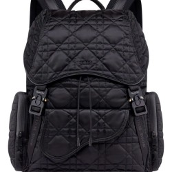 Zaino Saddle Christian Dior Nero