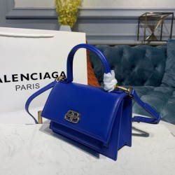 Borsa a tracolla Balenciaga Sharp XS Satchel blu Borsa a tracolla Balenciaga Sharp XS Satchel blu