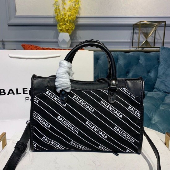 Replica Borsa logo Balenciaga Manico Allover chiaretto Replica Borsa logo Balenciaga Manico Allover chiaretto