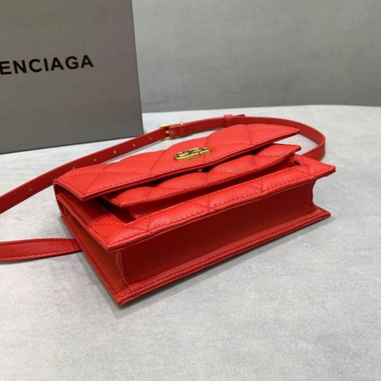 Replica Marsupio Balenciaga Sharp XS Rosso Replica Marsupio Balenciaga Sharp XS Rosso