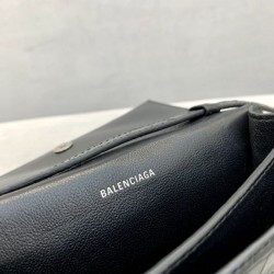 Balenciaga Sharp XS Marsupio vitello lucida goffrata coccodrillo