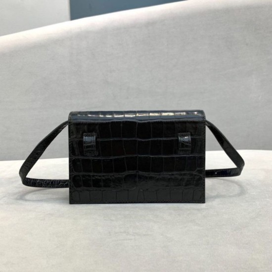 Replica Balenciaga Sharp XS Marsupio vitello lucida goffrata coccodrillo Replica Balenciaga Sharp XS Marsupio vitello lucida goffrata coccodrillo