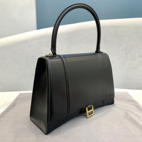 Replica Borsa a tracolla media Clessidra Balenciaga nera Replica Borsa a tracolla media Clessidra Balenciaga nera