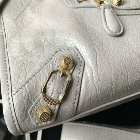 Replica Balenciaga Classic Metallic Edge City Borsa agnello con fessure per sabbiatura Beige Replica Balenciaga Classic Metallic Edge City Borsa agnello con fessure per sabbiatura Beige