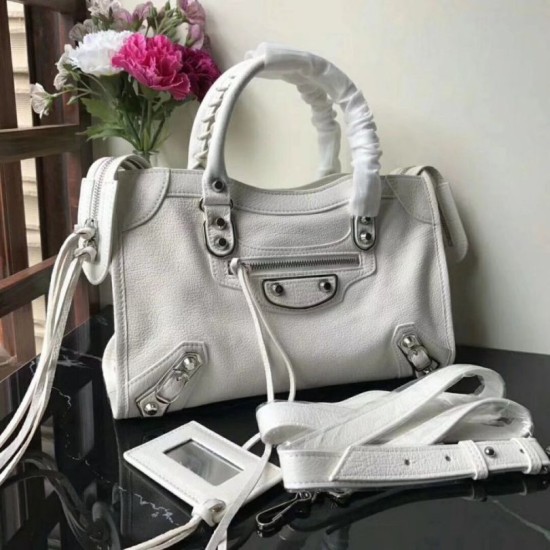 Replica Borsa Balenciaga Classic Metallic Edge City agnello bianca Replica Borsa Balenciaga Classic Metallic Edge City agnello bianca