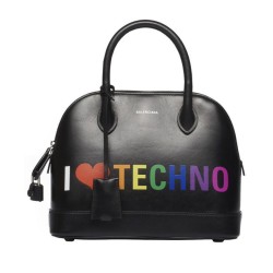 Borsa a tracolla Balenciaga I Love Techno Ville 5506450 nera