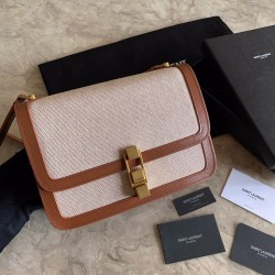 Borsa in pelle liscia YSL Saint Laurent Carre