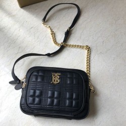 Burberry Borsa per fotocamera trapuntata piccola nera