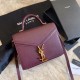 Replica Claret borsa media Yand Saint Laurent Cassandra Replica Claret borsa media Yand Saint Laurent Cassandra