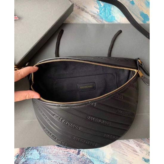 Replica Marsupio Balenciaga Souvenirs ultra piccolo nero Replica Marsupio Balenciaga Souvenirs ultra piccolo nero