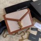 Replica YSL Saint Laurent Cassandra Monogram Clasp Bag Marrone Replica YSL Saint Laurent Cassandra Monogram Clasp Bag Marrone