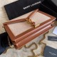 Replica YSL Saint Laurent Cassandra Monogram Clasp Bag Marrone Replica YSL Saint Laurent Cassandra Monogram Clasp Bag Marrone