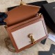 Replica YSL Saint Laurent Cassandra Monogram Clasp Bag Marrone Replica YSL Saint Laurent Cassandra Monogram Clasp Bag Marrone