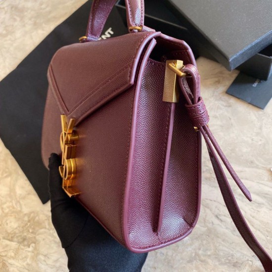 Replica Claret borsa media Yand Saint Laurent Cassandra Replica Claret borsa media Yand Saint Laurent Cassandra