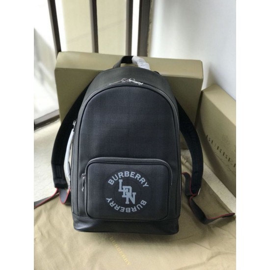 Replica Zaino Burberry motivo London check grafico Replica Zaino Burberry motivo London check grafico