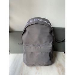 Zaino Ruota Balenciaga Nylon Grigio