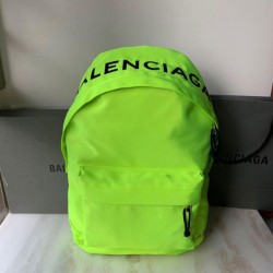 Zaino Ruota Balenciaga Nylon Verde