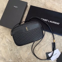 Borsa fotografica YSL Saint Laurent Victoire nera