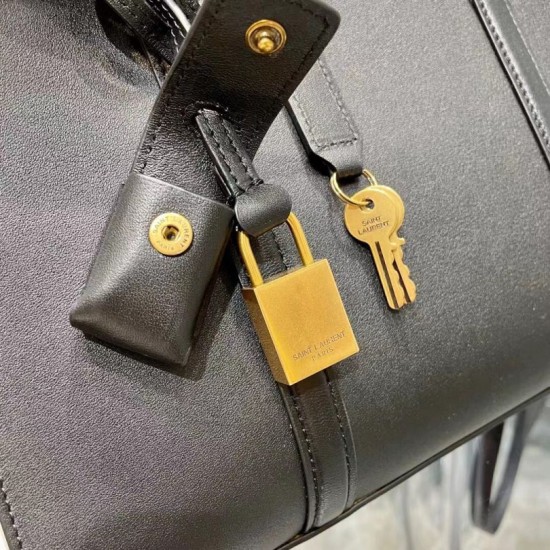 Replica YSL Saint Laurent Lock Borsone per bebè Nero Replica YSL Saint Laurent Lock Borsone per bebè Nero