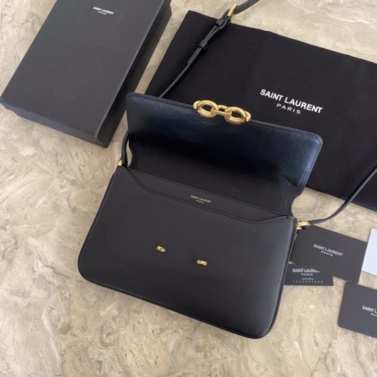 Replica Borsa a tracolla YSL Saint Laurent Le Maillon nera Replica Borsa a tracolla YSL Saint Laurent Le Maillon nera