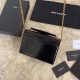 Replica Borsa YSL piccola in coccodrillo nero oro