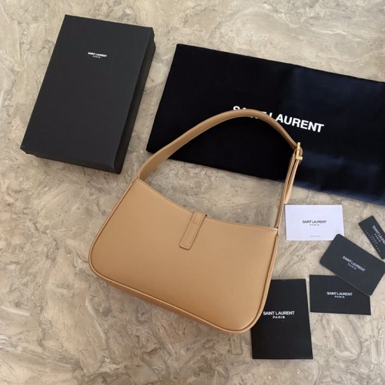 Replica Borsa hobo YSL Saint Laurent Albicocca