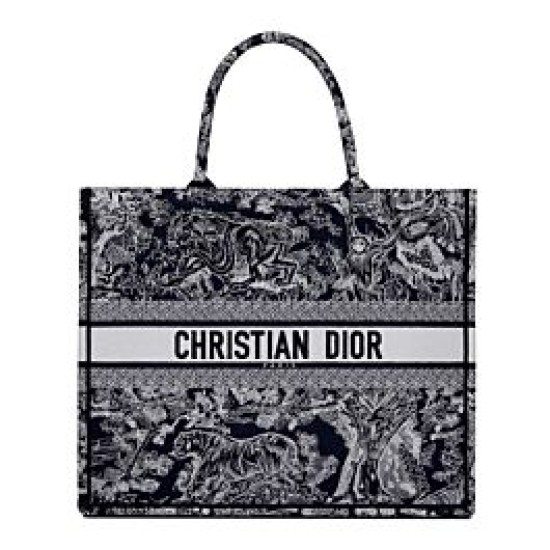 Replica Christian Dior Book Tote blu scuro Replica Christian Dior Book Tote blu scuro