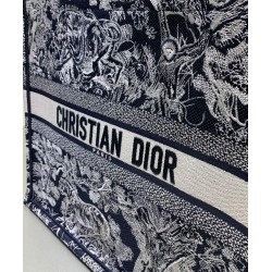 Christian Dior Book Tote blu scuro Christian Dior Book Tote blu scuro