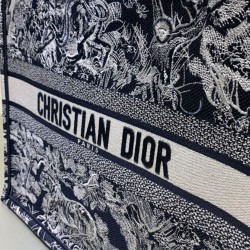 Christian Dior Book Tote blu scuro