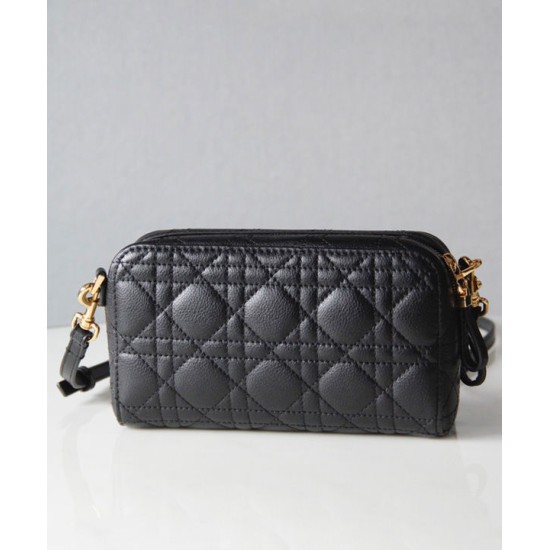 Replica Christian Dior Caro Double Pouch Replica Christian Dior Caro Double Pouch
