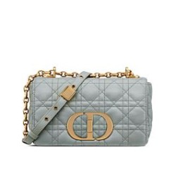 Christian Dior Borsa Dior Caro grigia
