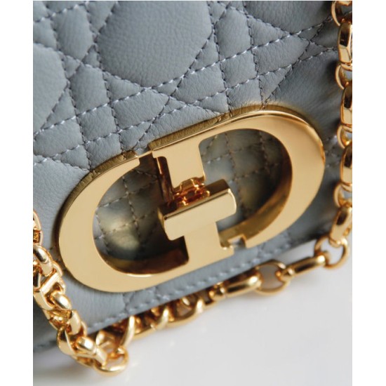 Replica Christian Dior Borsa Dior Caro grigia Replica Christian Dior Borsa Dior Caro grigia