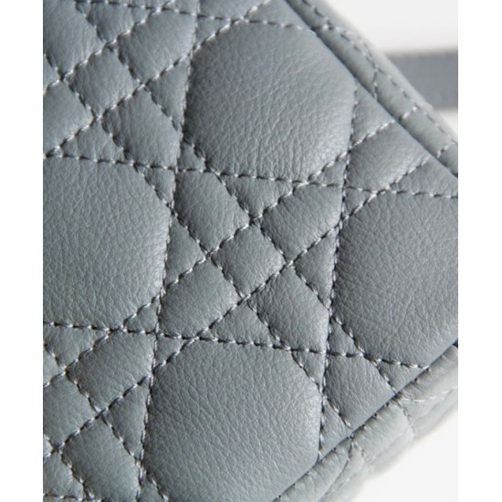 Replica Christian Dior Borsa Dior Caro grigia Replica Christian Dior Borsa Dior Caro grigia