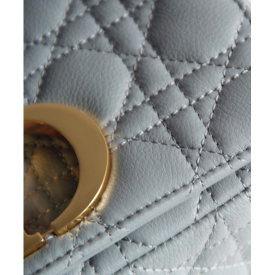 Replica Christian Dior Borsa Dior Caro grigia Replica Christian Dior Borsa Dior Caro grigia