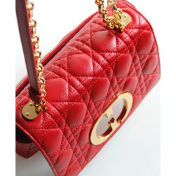 Christian Dior Borsa Dior Caro piccola rossa Christian Dior Borsa Dior Caro piccola rossa