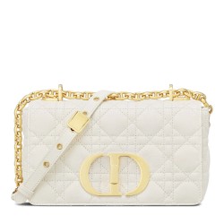 Christian Dior Borsa Dior Caro Bianca