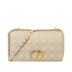 Christian Dior Borsa Dior Caro Large Albicocca