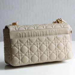 Christian Dior Borsa Dior Caro Large Albicocca